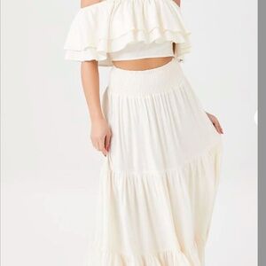 Forever 21 crop Top and skirt set